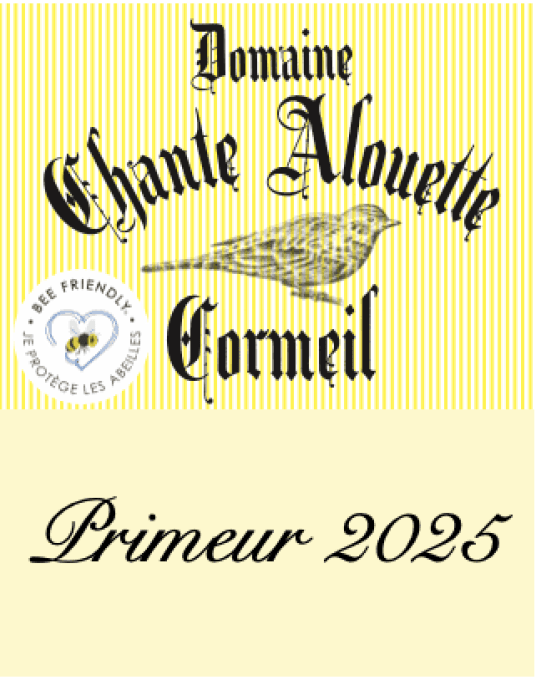 bouteille Domaine Chante Alouette Cormeil Primeur 2025 