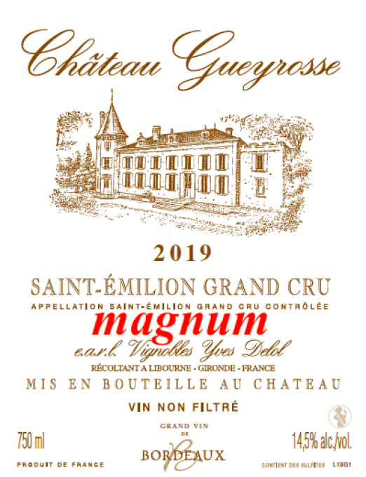 magnum Château Gueyrosse 2019