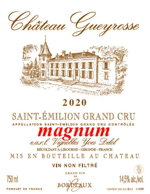 magnum Château Gueyrosse 2020