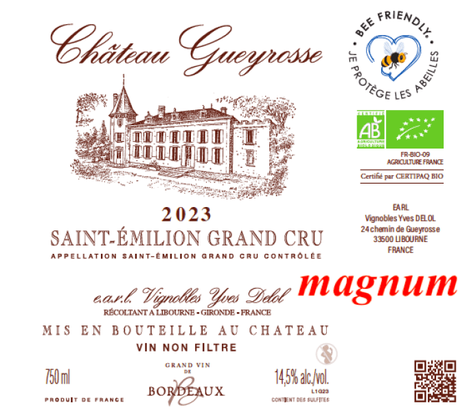 magnum Château Gueyrosse 2023